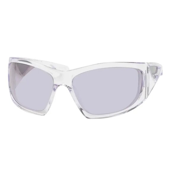 NEW GIVENCHY GV40051I 26C CLEAR SILVER UNSIEX MASK SUNGLASSES GIVENCHY - Picture 1 of 3